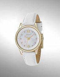 DKNY mother of pearl dial watch